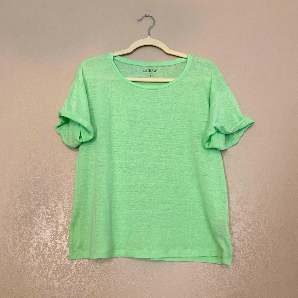 J. Crew • linen tee